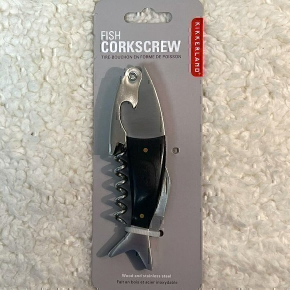 Kikkerland Fish Corkscrew